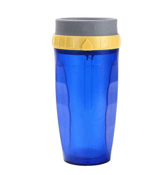 No Cover Twist Cup Travel Portable Cup Double Insulation Tumbler Straw Sippy Water Bottles