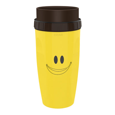 No Cover Twist Cup Travel Portable Cup Double Insulation Tumbler Straw Sippy Water Bottles