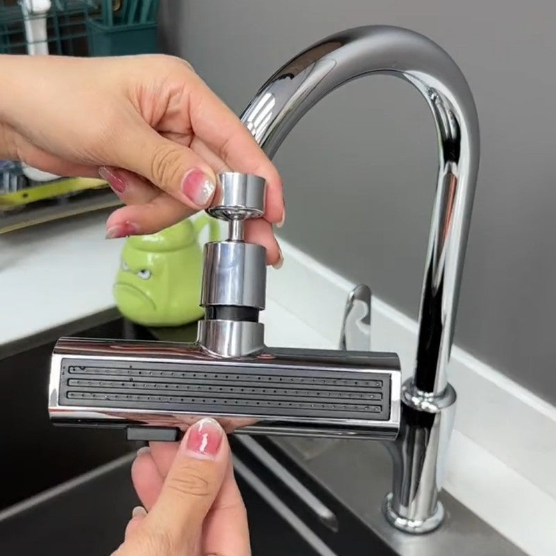 Universal Rotating Kitchen Faucet Waterfall Nozzle