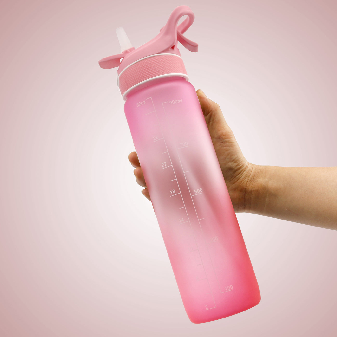 Water Bottle Scrub Bounce Cover Straw Space Cup Sports Water Bottle